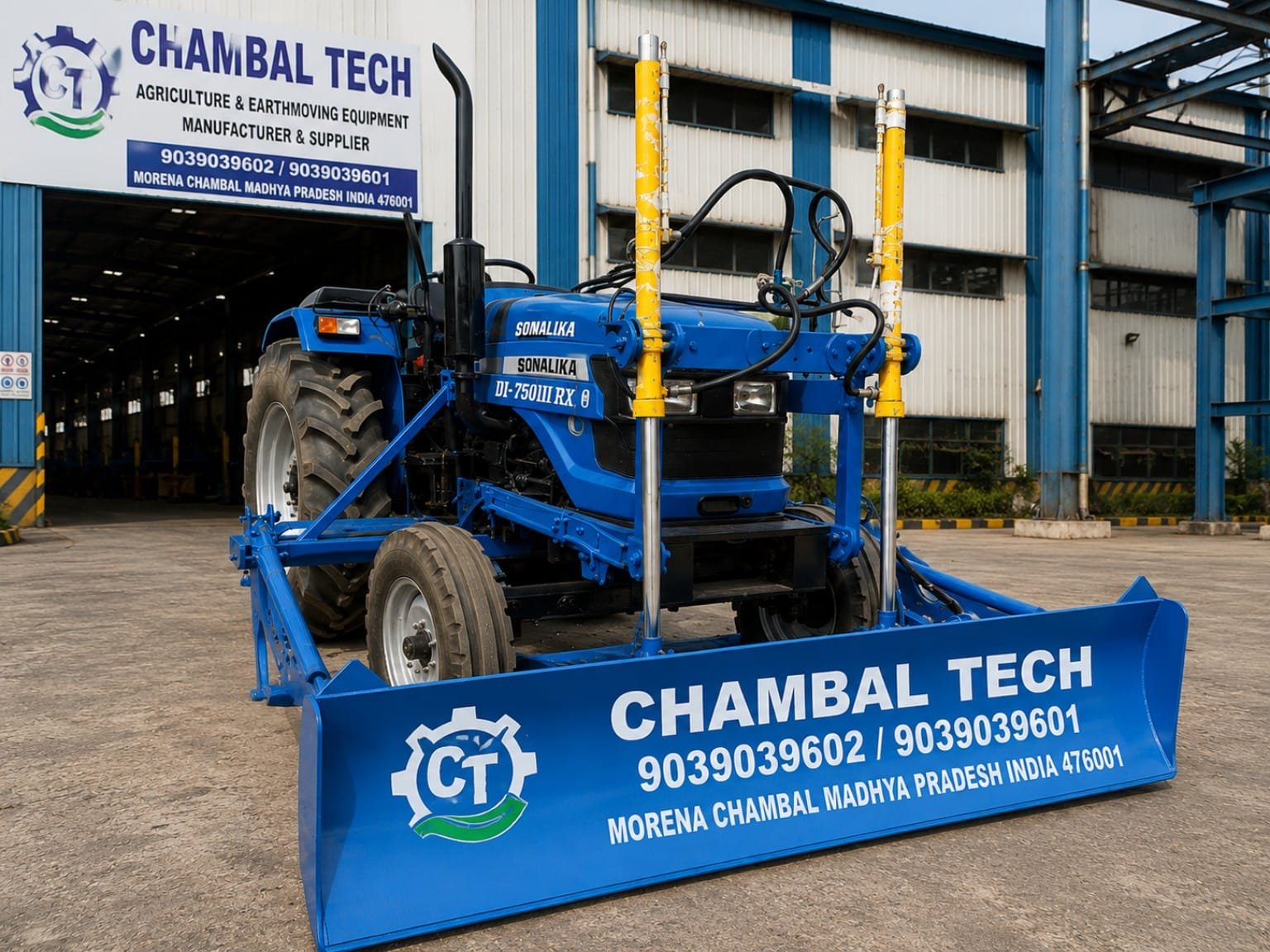 Dozer Blade / Front Blade (Chhati) Max. 400KG Double Jack